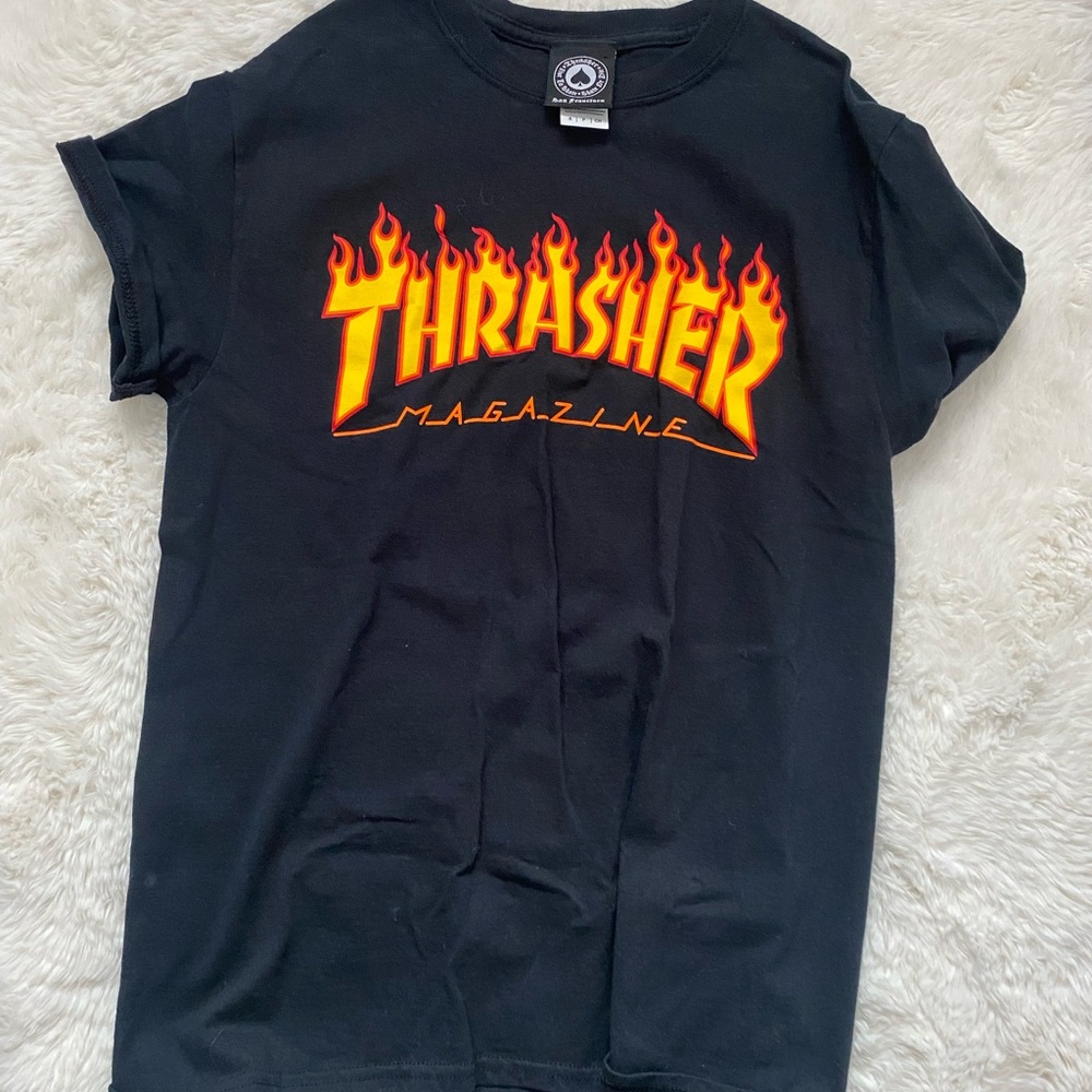 thrasher graphic t shirt
